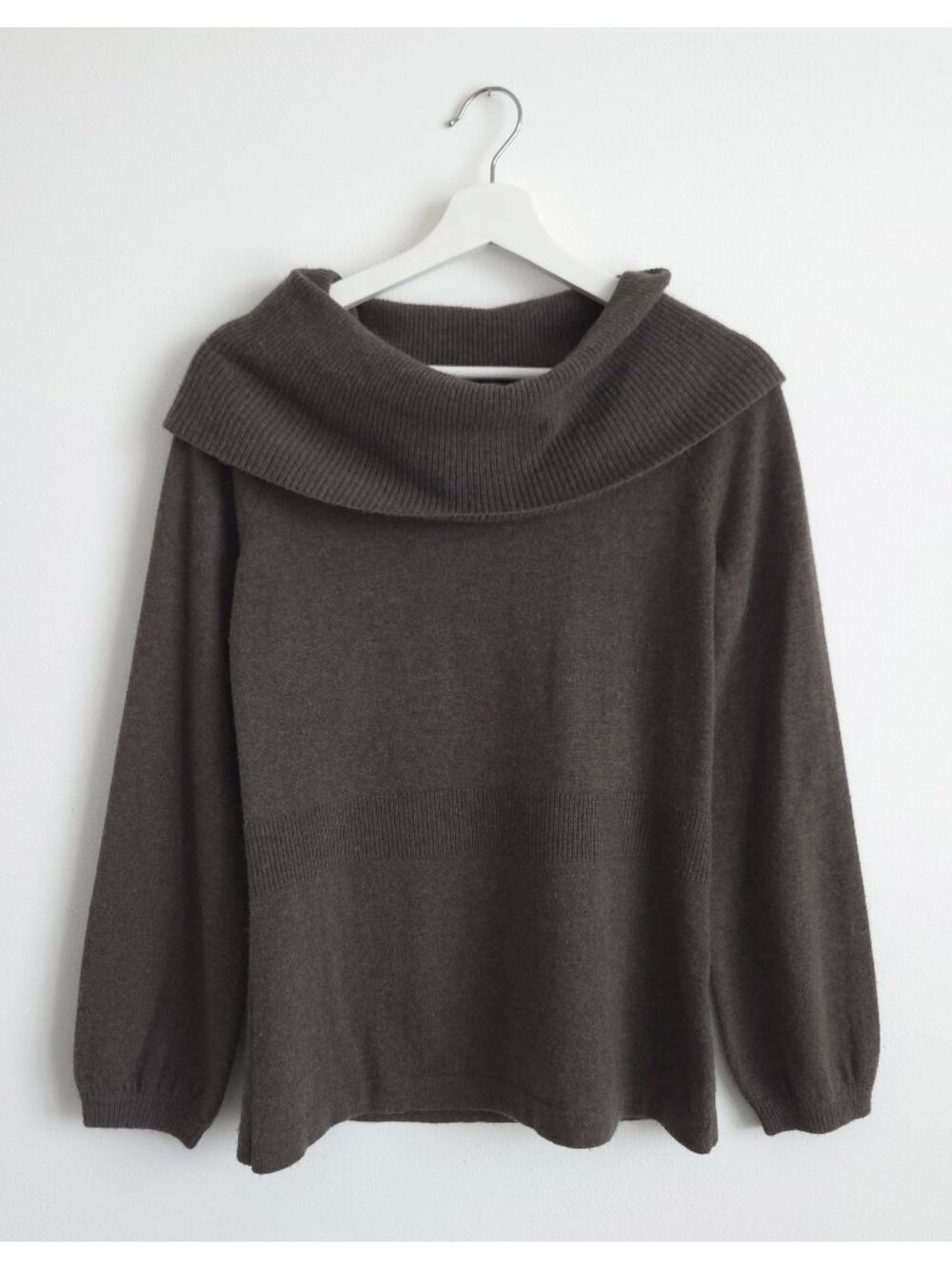 Jones New York 100% Cashmere Cowl Neck Sweater
